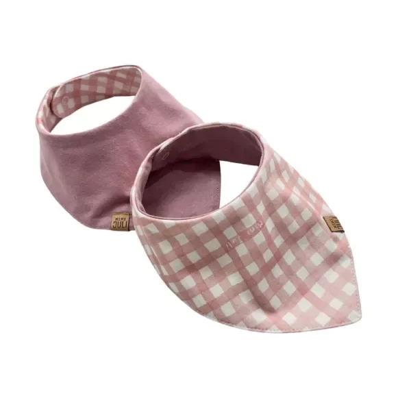 Producto - Babero Bandana Vichy Rosa