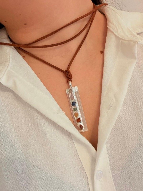 Producto - Collar 7 Chakras y Cuarzo - 1