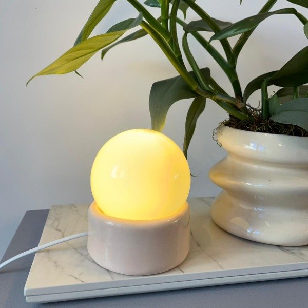 Producto - VELADOR CERÁMICA ROSA