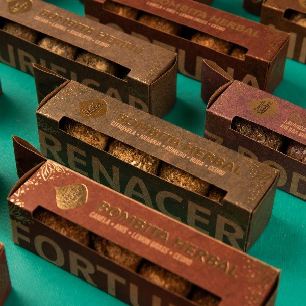 Producto - Bombitas "Herbal" en caja x4 u.