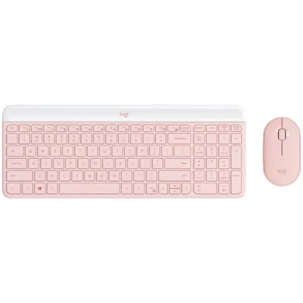 Producto - Combo Inalámbrico Logitech MK470 Slim Rosa (PC / Mac / Notebook)