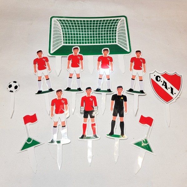 Producto - Set de fútbol INDEPENDIENTE x12 piezas