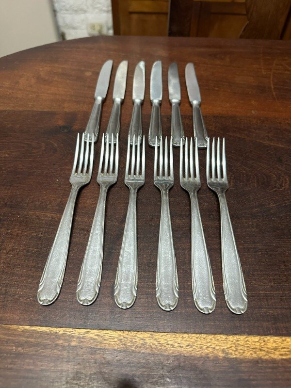 Producto - JUEGO CUBIERTOS GAMUZA 38 PIEZAS. PRECIO POR TODO #10872