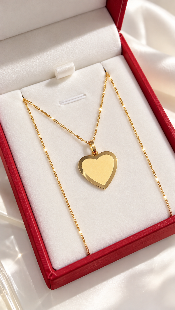 Producto - Cadena Singapur con dije corazón