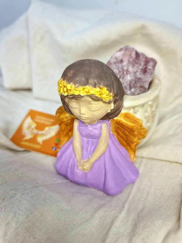 Producto - Ángeles con lila y Alas doradas