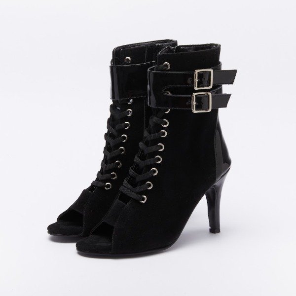 Producto - Charol y Gamuza negro