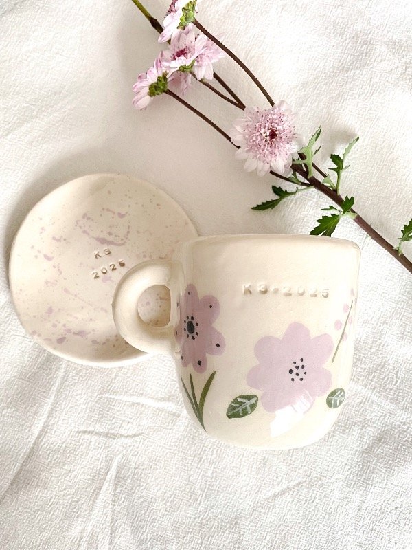 Producto - Set de taza y plato sin oro