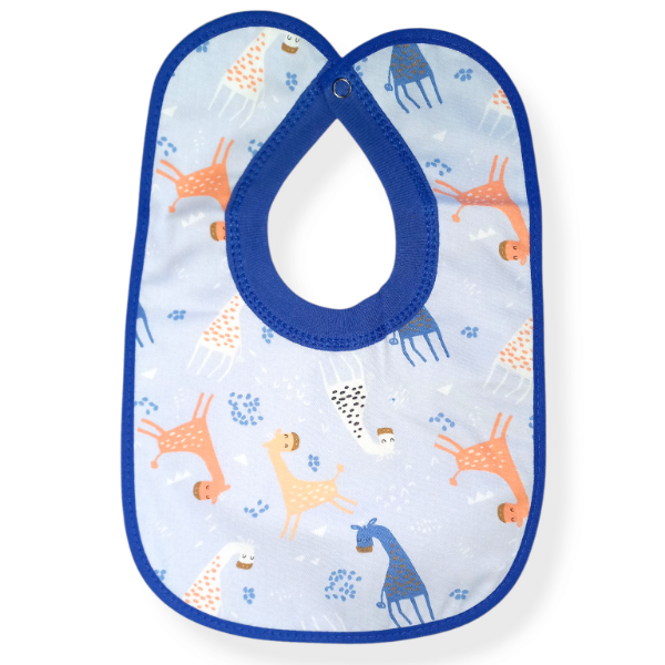 Producto - Babero jirafa azul