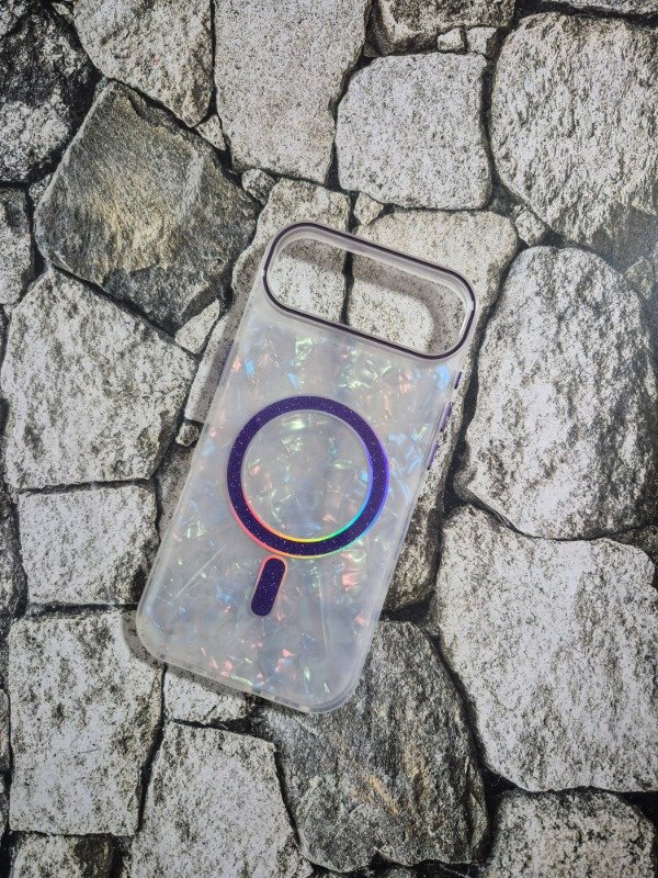 Producto - Funda rígida Magsafe nacar Iphone 17 Air violeta