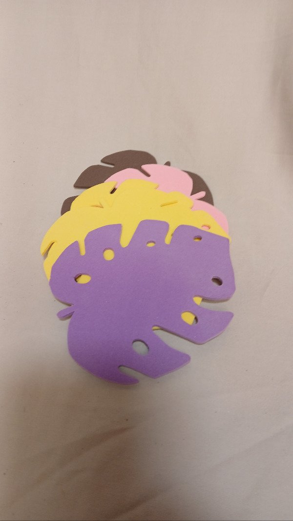 Producto - Posavasos Monstera x 12 Colores Surtidos