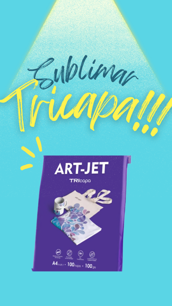 Producto - Papel SublimarTricapa - A4 - 100 Hojas - 100 g