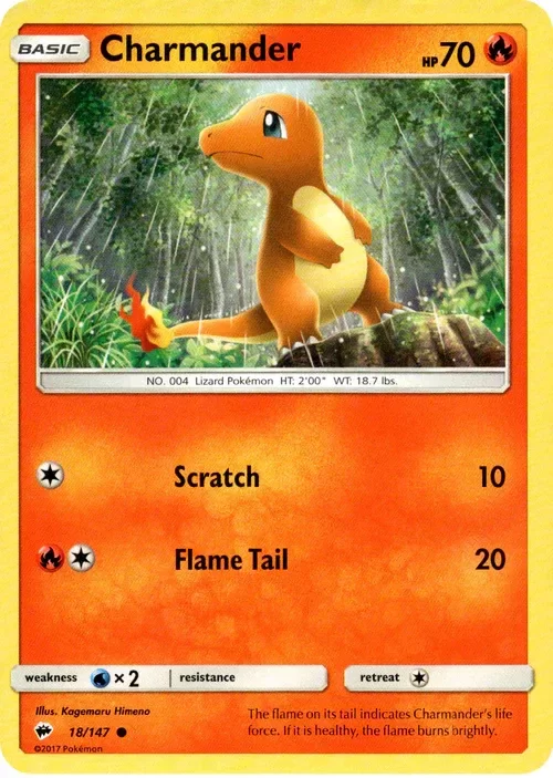Producto - Charmander - 18/147 - Burning Shadows