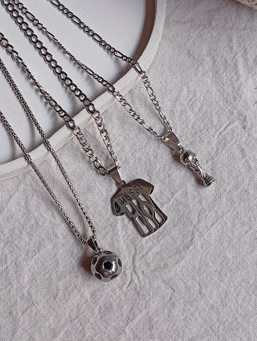 Producto - Collares "futbol" - Acero quirúrgico