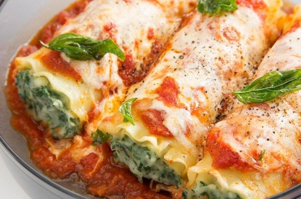Producto - CANELONES DE POLLO Y VERDURA
