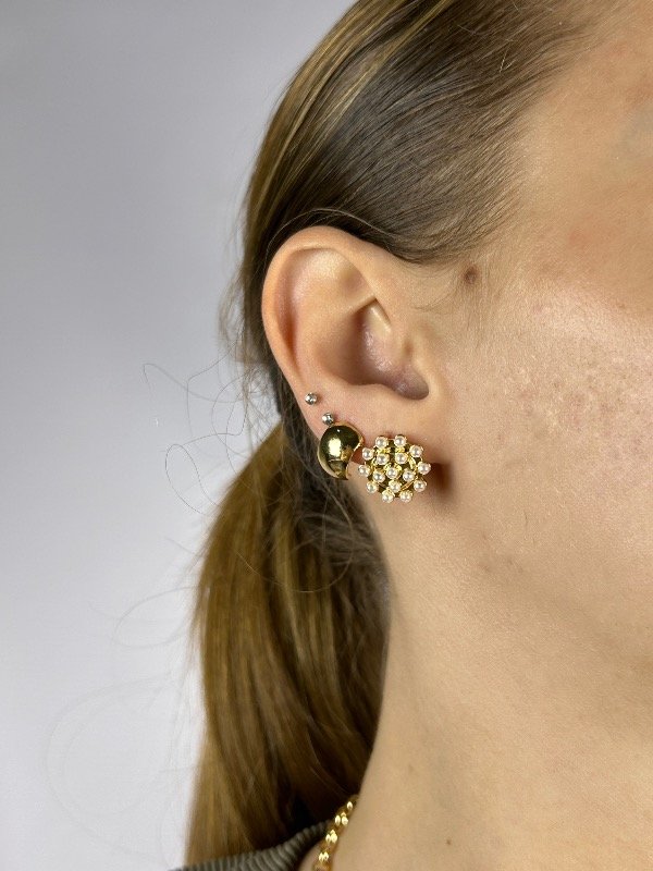 Producto - AROS DORADOS FLOR 1890