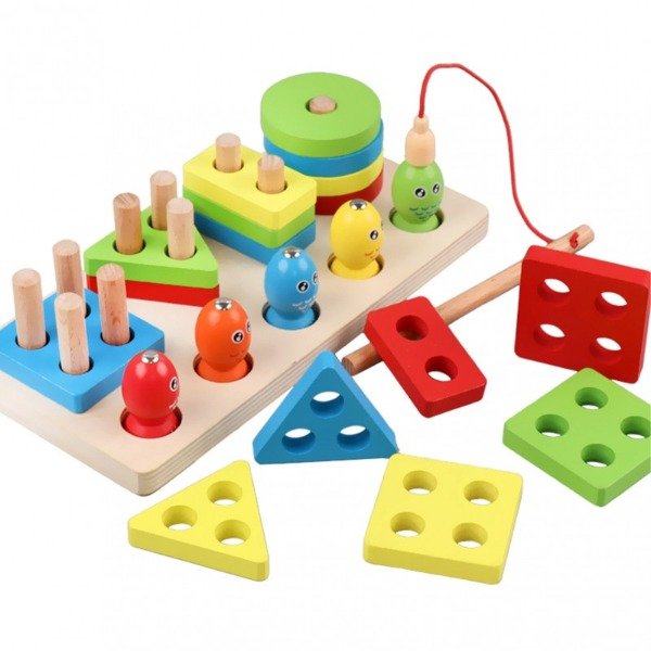 Producto - Juego Pesca y Torres de Encastre - 1