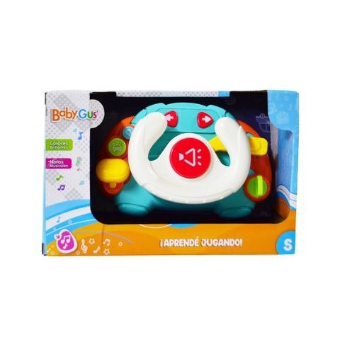 Producto - VOLANTE INTERACTIVO PARA BEBES C/LUZ Y SONIDO 20X13CM
