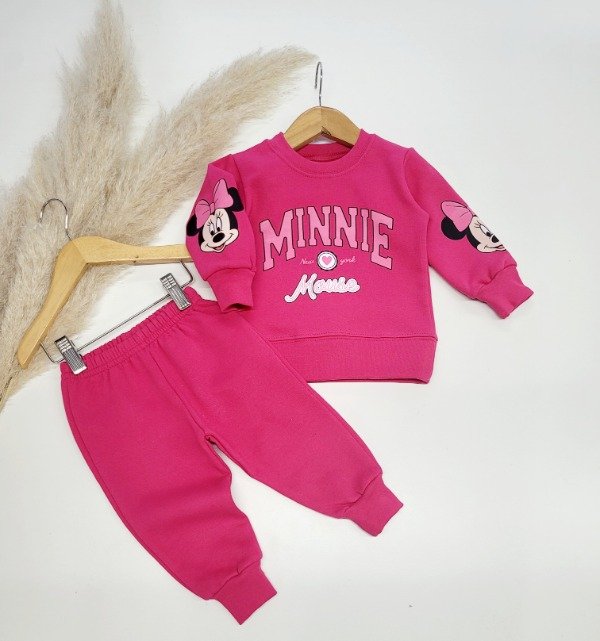 Producto - Conjunto frizado minnie fucsia