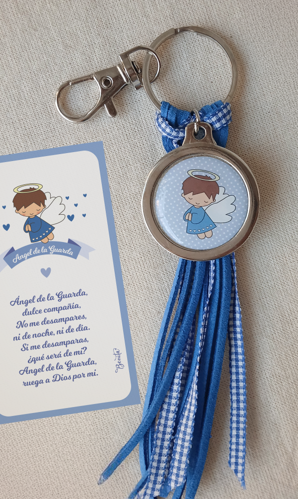 Producto - Bendición de Bolso Llavero Advocación - Angelito - 1