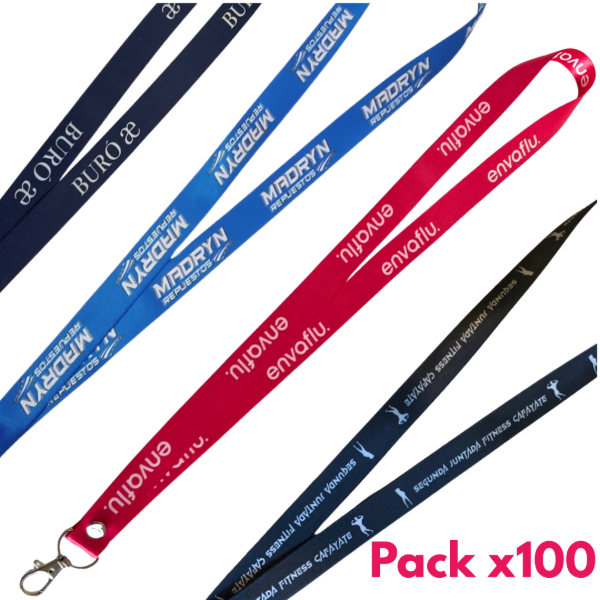 Producto - Pack de 100 Cintas Full Color Personalizadas.