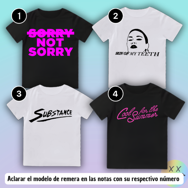 Producto - Baby Tee Demi Lovato #1 (varios modelos)