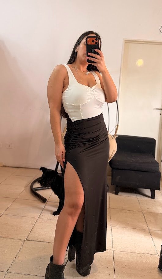 Producto - POLLERA CON FRUNCE - 0