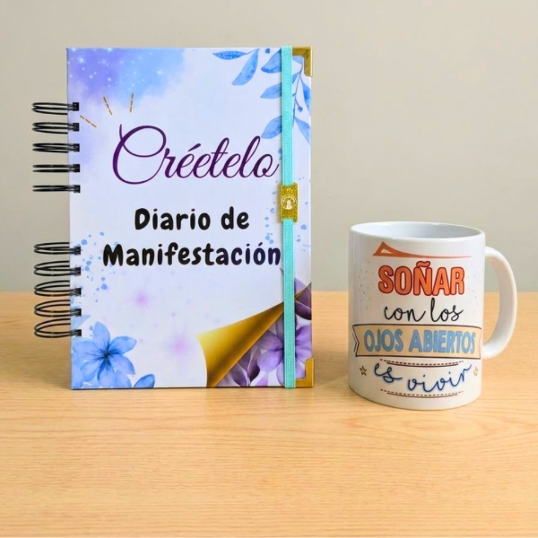 Producto - Diario de Manifestación + Taza personalizada - 3