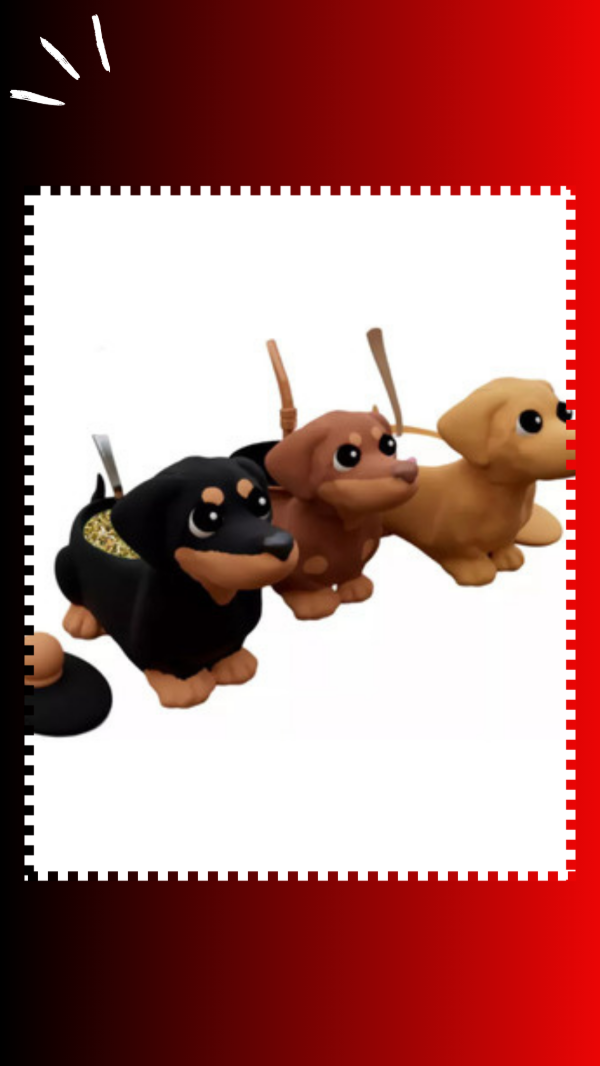 Producto - Set mate perro salchicha