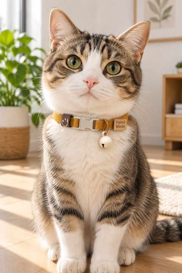 Producto - COLLAR ELÁSTICO CON PELOTITA REGULABLE HASTA 34cm - 4