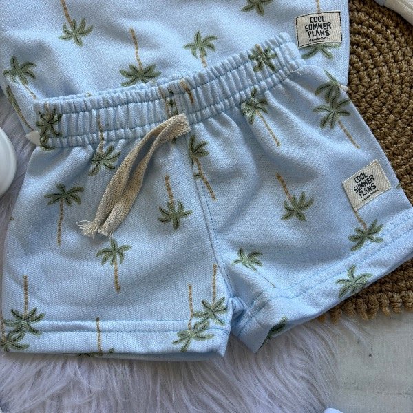 Producto - Short playa en color CELESTE línea bebés - 0