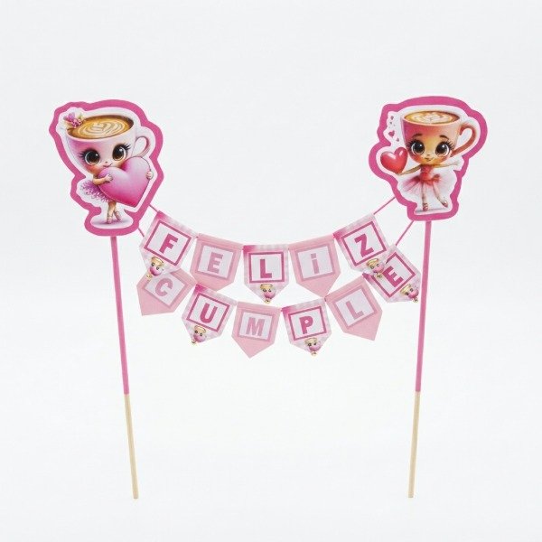 Producto - Topper banderin balerina capuchina - 1