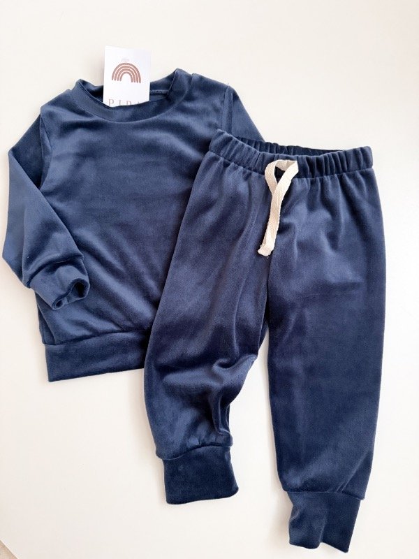Producto - Conjunto baby plush azul marino