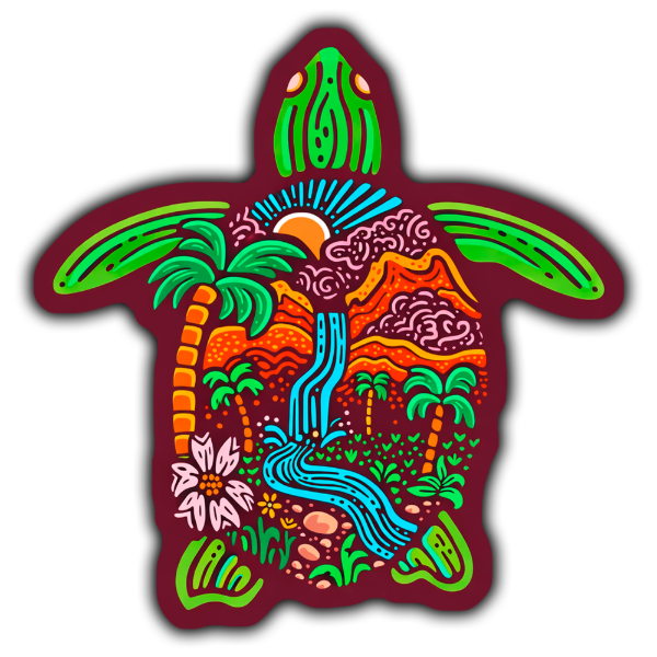 Producto - Sticker Imantado Tortuga 41 8x8cm