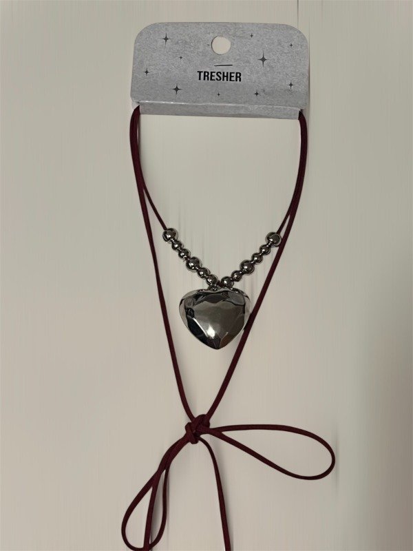 Producto - Choker Bordeaux Heart