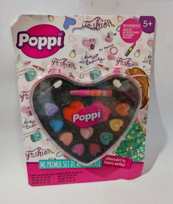 Producto - SET MAQUILLAJE POPPI BRILLO