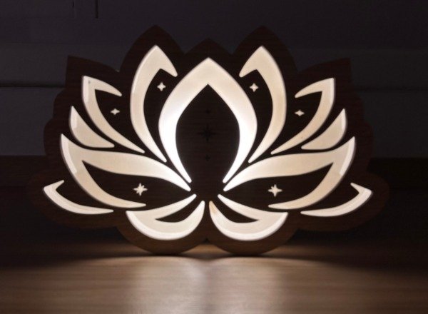 Producto - Velador Led Flor de Loto - 1