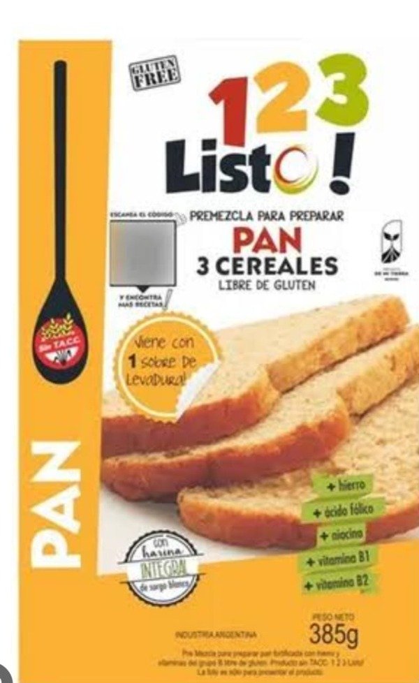 Producto - PREMEZCLA PAN 123