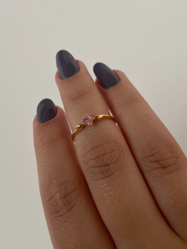 Producto - Anillo enchapado 6 - Talle 17 Rosa