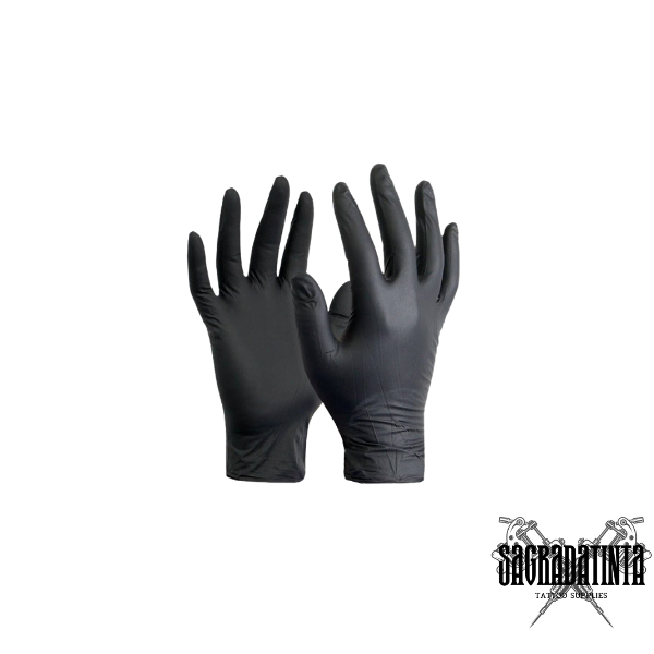 Producto - GUANTES DE NITRILO NEGRO CAJA X100