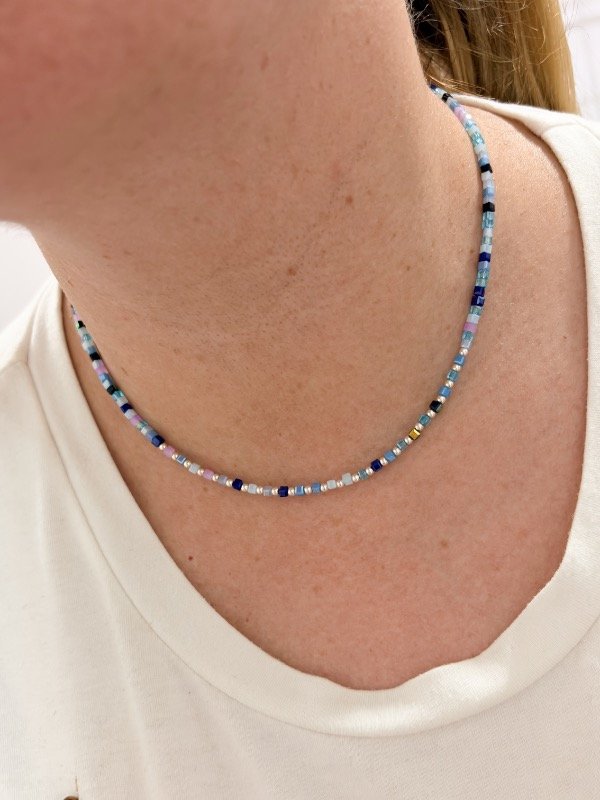 Producto - Collar mix cubos y Plata 42 cm - 0