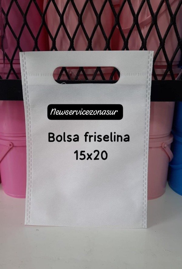 Producto - BOLSA FRISELINA RIÑON BLANCA 15X20