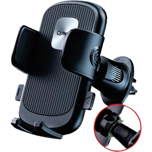 Producto - Soporte para teléfono de coche Quanta AirGrip - Negro