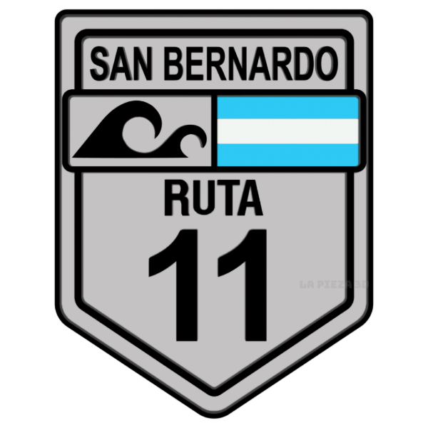 Producto - Iman Ruta 11 Ola San Bernardo Plata