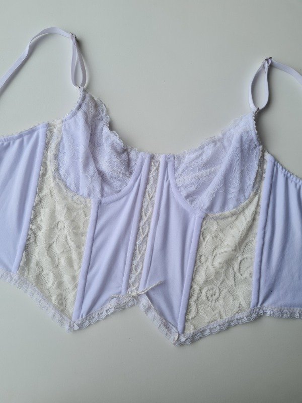 Bustier Paz blanco — imagen 2