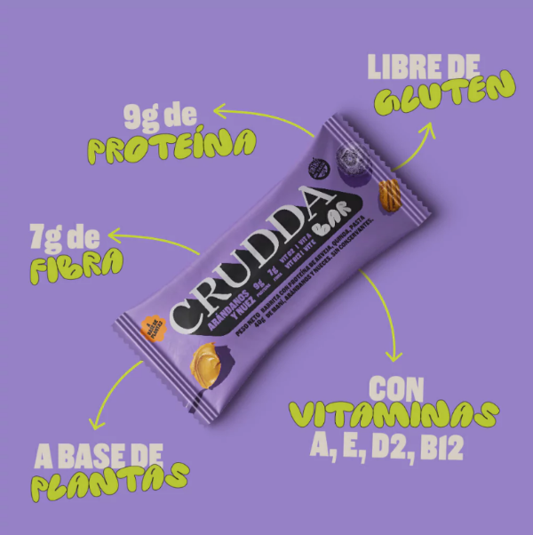 Producto - Barras Crudda Arándanos y Nuez x 10