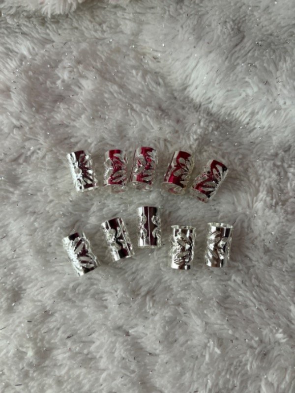 Producto - Cuff plateado x10-Largo