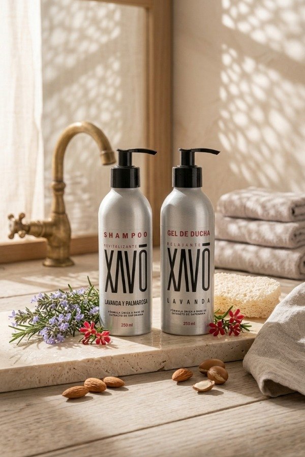 Producto - Kit Shampoo y Gel de Ducha Natural con Neceser - 0