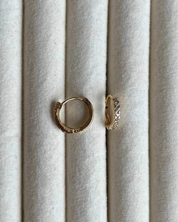 Producto - Aros clásicos dorados 12mm