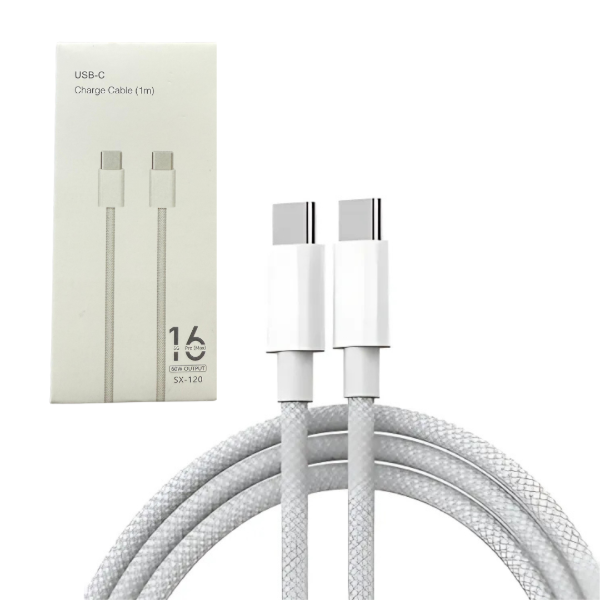 Producto - CABLE USB IPHONE TIPO C A TIPO C 16 PRO MAXX SX-120