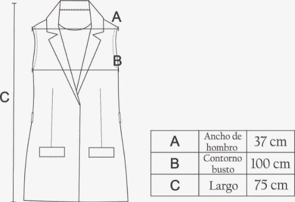 Producto - Chaleco Sastrero con textura - 3